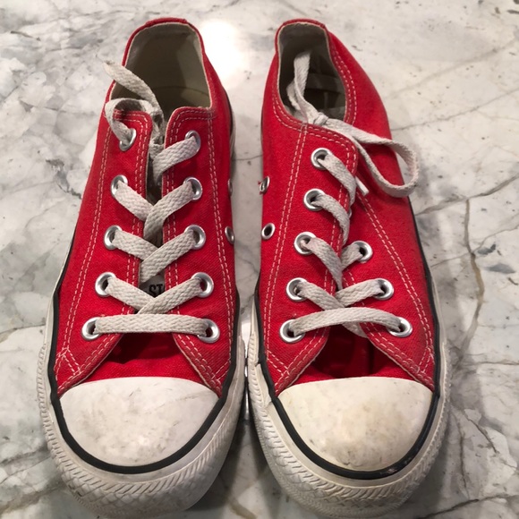 boys red converse shoes
